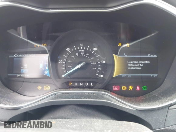 2014 Ford Fusion SE Hybrid with VIN 3FA6P0LU7ER154559, listed as a IAAI auction lot 42198548 with 244,630 mi miles. Bid and sale history available at carsss.com. Image 7.