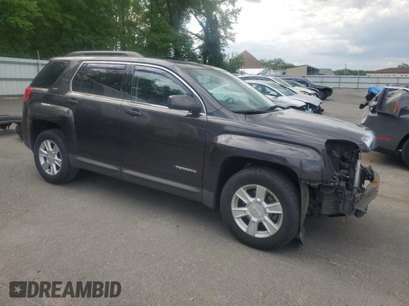 2013 GMC Terrain SLT with VIN 2GKFLVEK0D6422859, listed as a Copart auction lot 55633485 with 111,361 mi miles and Salvage title. Bid and sale history available at DreamBid. Image 4.
