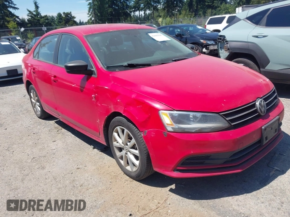 2015 Volkswagen Jetta Sport with VIN 3VWD17AJXFM283699, listed as a IAAI auction lot 42689645 with 186,258 mi miles and . Bid and sale history available at DreamBid. Image 1.