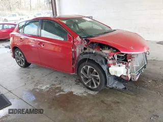 2018 Toyota Corolla iM with VIN JTNKARJE0JJ570642, listed as a IAAI auction lot 41166080 with 76,286 mi miles. Bid and sale history available at carsss.com. Image 1.