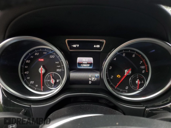 2018 Mercedes-Benz GLS 450 with VIN 4JGDF6EE8JB170616, listed as a Copart auction lot 58005315 with 128,859 mi miles and Salvage title. Bid and sale history available at DreamBid. Image 9.
