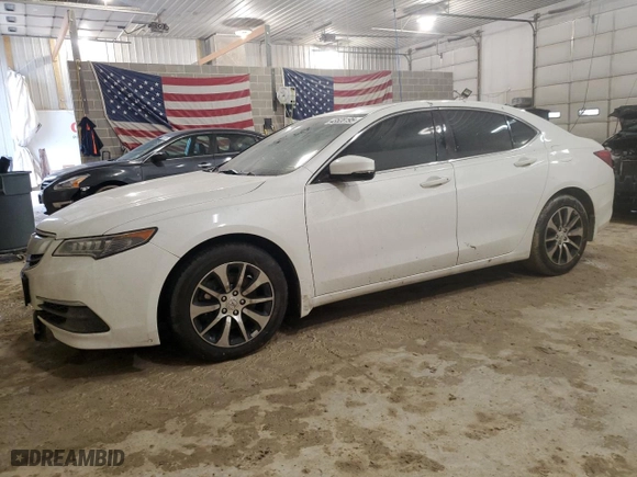 2016 Acura TLX with VIN 19UUB1F34GA012189, listed as a Copart auction lot 43528195 with 111,663 mi miles and Salvage Title. Bid and sale history available at carsss.com. Image 1.