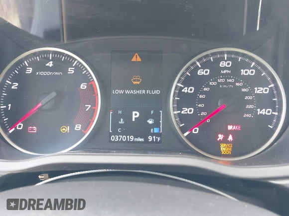 2022 Mitsubishi Eclipse Cross LE with VIN JA4ASVAA4NZ060962, listed as a IAAI auction lot 42639614 with 37,019 mi miles and . Bid and sale history available at DreamBid. Image 7.