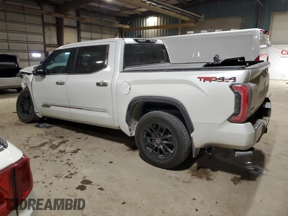 2022 Toyota Tundra 1794 Edition with VIN 5TFMA5DB0NX009609, listed as a Copart auction lot 86996704 with 79,697 mi miles and Salvage title. Bid and sale history available at DreamBid. Image 2.