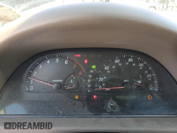 2002 Toyota Camry XLE z VIN 4T1BF30K12U020467, wystawiony jako Copart lot #54628995 z przebiegiem 222 898 mil mil oraz Szkoda całkowita • Salvage title. Historia ofert i sprzedaży dostępna na DreamBid. Obrazek 9.