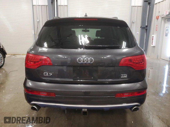 2014 Audi Q7 3.0L TDI Prestige with VIN WA1VMAFEXED011925, listed as a Copart auction lot 46054715 with 186,551 mi miles and Clean Title. Bid and sale history available at carsss.com. Image 6.