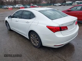 2018 Acura TLX Technology with VIN 19UUB1F57JA002314, listed as a IAAI auction lot 41641179 with 125,418 mi miles and . Bid and sale history available at carsss.com. Image 3.