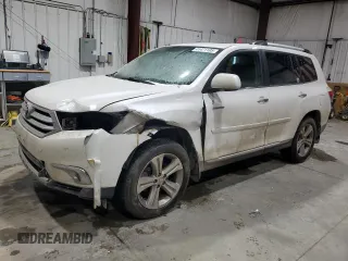 2012 Toyota Highlander Limited with VIN 5TDDK3EH7CS133531, listed as a Copart auction lot 41471105 with 189,297 mi miles and Salvage title. Bid and sale history available at DreamBid. Image 1.