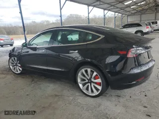 2019 Tesla Model 3 Long Range with VIN 5YJ3E1EB5KF434594, listed as a Copart auction lot 49093515 with 0 mi miles and Salvage Title. Bid and sale history available at carsss.com. Image 2.