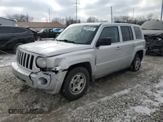 2010 Jeep Patriot Sport with VIN 1J4NT2GA8AD593957, listed as a Copart auction lot 89382615 with 145,185 mi miles and Salvage Title. Bid and sale history available at carsss.com. Image 1.