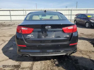 2014 Kia Optima EX with VIN 5XXGN4A72EG345121, listed as a Copart auction lot 45897715 with 0 mi miles and Salvage Title. Bid and sale history available at carsss.com. Image 6.