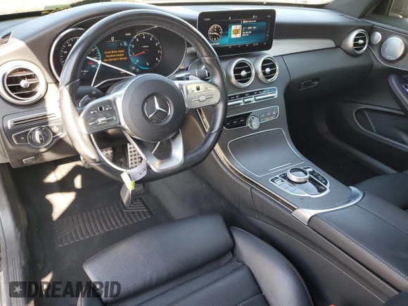 2021 Mercedes-Benz C 300 z VIN W1KWJ8DB3MG093522, wystawiony jako Copart lot #72773834 z przebiegiem 58 008 mil mil oraz Szkoda całkowita • Salvage title. Historia ofert i sprzedaży dostępna na DreamBid. Obrazek 8.