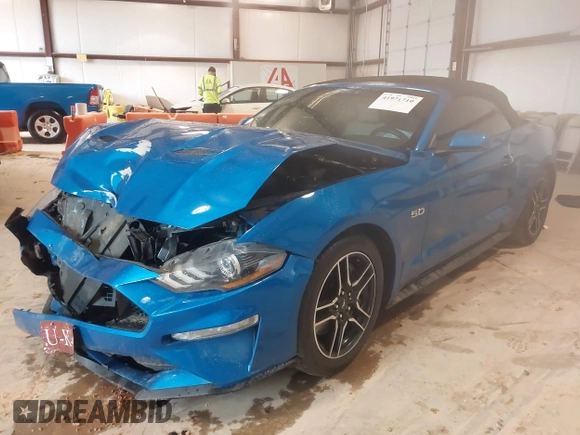 2020 Ford Mustang GT Premium z VIN 1FATP8FF4L5113062, wystawiony jako IAAI lot #41971710 z przebiegiem 111 864 mil mil oraz . Historia ofert i sprzedaży dostępna na DreamBid. Obrazek 17.