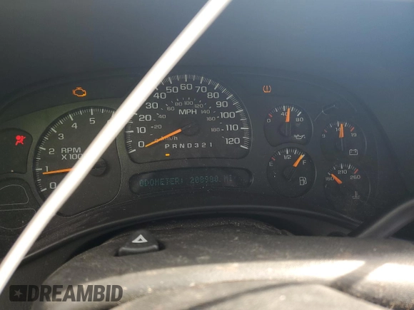 2006 Chevrolet Tahoe Z71 with VIN 1GNEK13Z56R162976, listed as a Copart auction lot 42140705 with 208,980 mi miles and Salvage Title. Bid and sale history available at carsss.com. Image 9.
