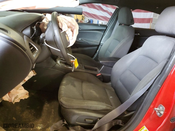 2016 Chevrolet Cruze LT with VIN 1G1BE5SM1G7267911, listed as a Copart auction lot 45299285 with 0 mi miles and Salvage Title. Bid and sale history available at carsss.com. Image 7.