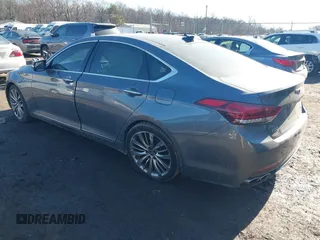 2017 Genesis G80 Ultimate z VIN KMHGN4JF6HU173239, wystawiony jako IAAI lot #41431822 z przebiegiem 140 552 mil mil oraz . Historia ofert i sprzedaży dostępna na DreamBid. Obrazek 3.