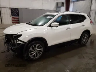 2015 Nissan Rogue SL with VIN 5N1AT2MV4FC832618, listed as a Copart auction lot 47641635 with 186,038 mi miles and Salvage Title. Bid and sale history available at DreamBid. Image 1.