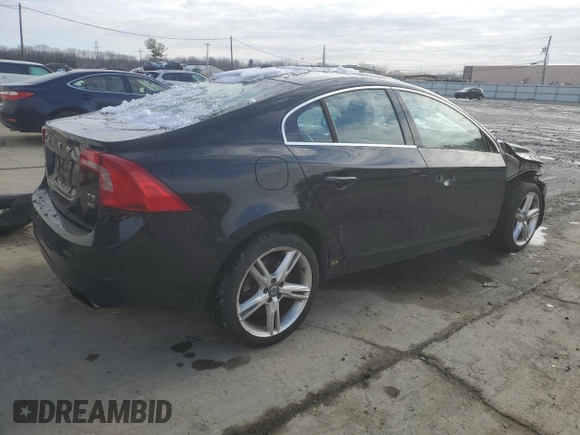2016 Volvo S60 T5 Premier with VIN YV1612TK5G2398069, listed as a Copart auction lot 44574905 with 59,268 mi miles and Salvage Title. Bid and sale history available at carsss.com. Image 3.