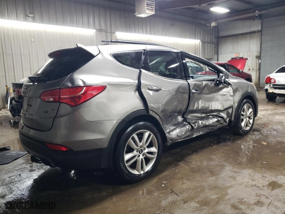 2016 Hyundai Santa Fe Sport with VIN 5XYZWDLA5GG331646, listed as a Copart auction lot 81816764 with 128,380 mi miles and Non Repairable. Bid and sale history available at carsss.com. Image 3.