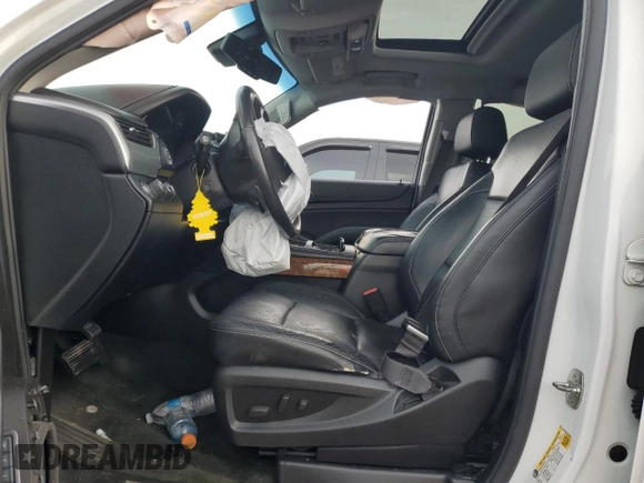 2015 Chevrolet Suburban LTZ with VIN 1GNSKKKC1FR275393, listed as a Copart auction lot 48349675 with 158,542 mi miles and Salvage Title. Bid and sale history available at carsss.com. Image 7.