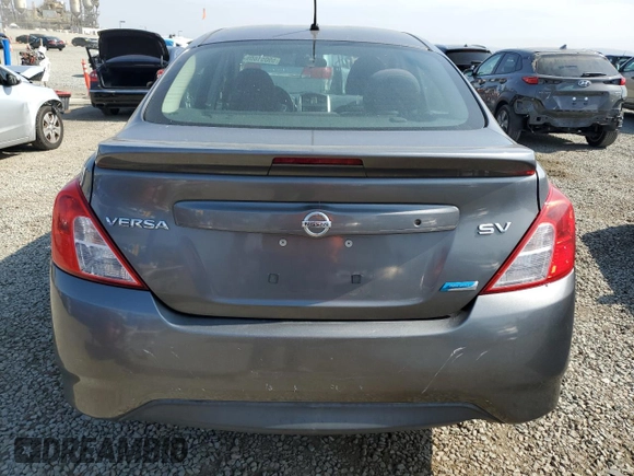 2016 Nissan Versa S with VIN 3N1CN7APXGL819150, listed as a Copart auction lot 59051605 with 124,360 mi miles and Salvage title. Bid and sale history available at DreamBid. Image 6.