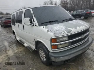 1999 Chevrolet Express with VIN 1GBFG15R1X1096488, listed as a Copart auction lot 44078235 with Not Provided miles and Clean Title. Bid and sale history available at carsss.com. Image 4.