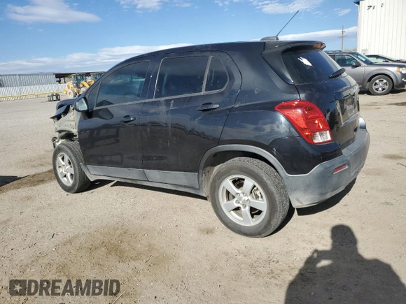 2016 Chevrolet Trax LS with VIN KL7CJNSB9GB665559, listed as a Copart auction lot 50940145 with 95,643 mi miles and Salvage Title. Bid and sale history available at carsss.com. Image 2.