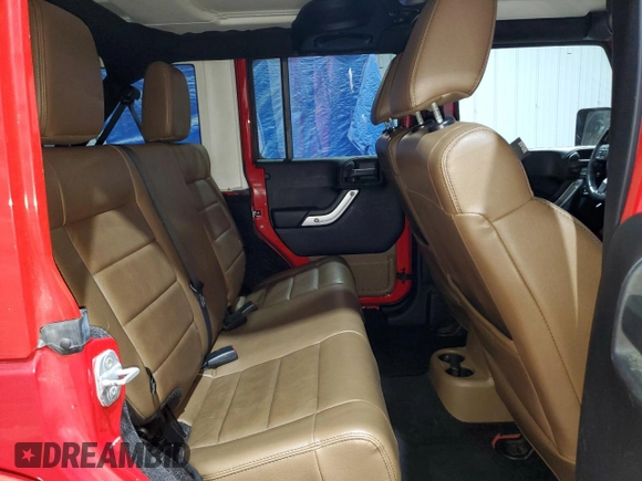 2012 Jeep Wrangler Unlimited Altitude with VIN 1C4HJWEG6CL142042, listed as a Copart auction lot 55109955 with 95,461 mi miles and Salvage title. Bid and sale history available at DreamBid. Image 10.