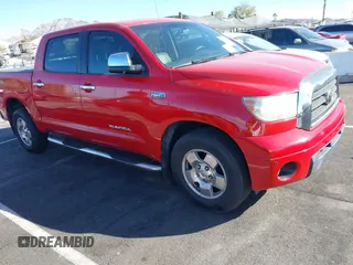 2007 Toyota Tundra Limited with VIN 5TBEV58177S470706, listed as a IAAI auction lot 41544450 with 10 mi miles and . Bid and sale history available at DreamBid. Image 1.