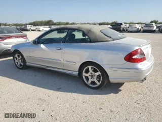 2006 Mercedes-Benz CLK-Class 5.0L with VIN WDBTK75G86T065996, listed as a Copart auction lot 75387094 with 95,005 mi miles and Salvage Title. Bid and sale history available at carsss.com. Image 2.