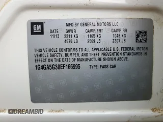 2014 Buick LaCrosse with VIN 1G4GA5G30EF166995, listed as a Copart auction lot 62403175 with 117,752 mi miles and Clean title. Bid and sale history available at DreamBid. Image 12.