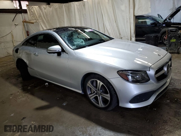 2018 Mercedes-Benz E-Class E 400 with VIN WDD1J6GB8JF007696, listed as a Copart auction lot 45829433 with 59,171 mi miles. Bid and sale history available at carsss.com. Image 4.