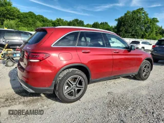 2021 Mercedes-Benz GLC 300 with VIN W1N0G8EB8MF872880, listed as a Copart auction lot 61309195 with 43,816 mi miles and Salvage title. Bid and sale history available at DreamBid. Image 3.