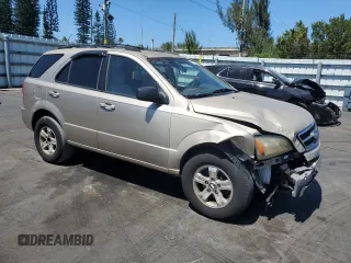 2005 Kia Sorento LX with VIN KNDJD733955420731, listed as a Copart auction lot 49480265 with 183,499 mi miles and Salvage Title. Bid and sale history available at carsss.com. Image 4.