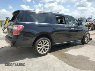 2019 Ford Expedition Max Platinum with VIN 1FMJK1MT4KEA48076, listed as a Copart auction lot 51675835 with 121,060 mi miles and Non repairable. Bid and sale history available at DreamBid. Image 3.