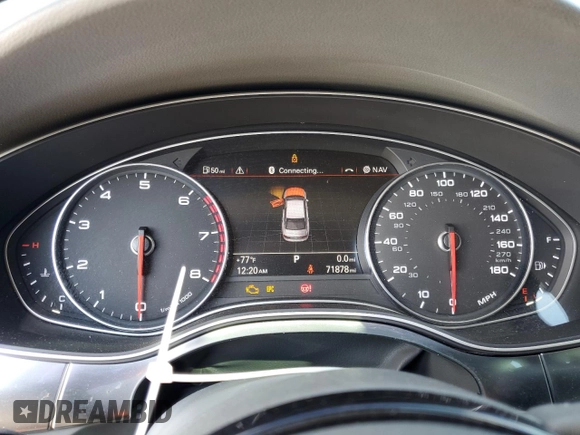 2014 Audi A6 Premium Plus with VIN WAUDFAFC5EN098909, listed as a Copart auction lot 88348415 with 71,878 mi miles and Clean title. Bid and sale history available at DreamBid. Image 9.