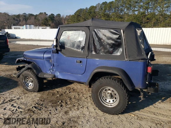 1994 Jeep Wrangler S with VIN 1J4FY19PXRP404320, listed as a Copart auction lot 85633464 with 130,824 mi miles and Salvage Title. Bid and sale history available at carsss.com. Image 2.