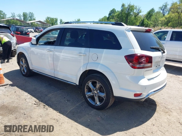 2016 Dodge Journey Crossroad Plus z VIN 3C4PDCGG4GT154134, wystawiony jako IAAI lot #42124659 z przebiegiem 101 700 mil mil oraz . Historia ofert i sprzedaży dostępna na DreamBid. Obrazek 3.