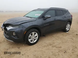 2022 Chevrolet Blazer LT z VIN 3GNKBJR48NS147768, wystawiony jako Copart lot #43224285 z przebiegiem 45 336 mil mil oraz Szkoda całkowita • Salvage title. Historia ofert i sprzedaży dostępna na DreamBid. Obrazek 1.