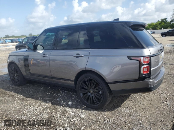 2020 Land Rover Range Rover HSE with VIN SALGS2RU3LA589434, listed as a Copart auction lot 59988515 with 40,506 mi miles and Salvage title. Bid and sale history available at DreamBid. Image 2.
