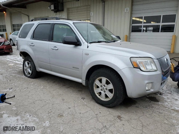 2008 Mercury Mariner with VIN 4M2CU91168KJ46054, listed as a Copart auction lot 41381925 with 101,993 mi miles and Salvage Title. Bid and sale history available at carsss.com. Image 4.