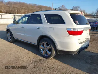 2012 Dodge Durango Citadel with VIN 1C4SDHET3CC121753, listed as a IAAI auction lot 41775187 with 198,041 mi miles and . Bid and sale history available at DreamBid. Image 3.