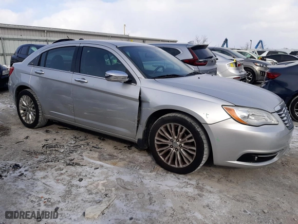 2011 Chrysler 200 Limited with VIN 1C3BC2FB9BN569444, listed as a Copart auction lot 88163155 with 128,597 mi miles and Salvage Title. Bid and sale history available at carsss.com. Image 4.
