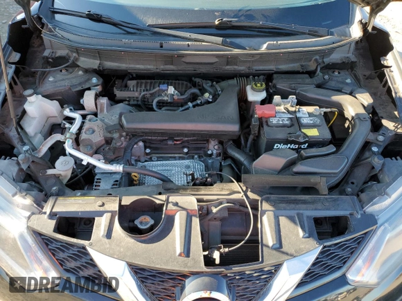 2016 Nissan Rogue SV with VIN KNMAT2MV4GP657088, listed as a Copart auction lot 45084415 with 62,103 mi miles and Salvage Title. Bid and sale history available at carsss.com. Image 12.