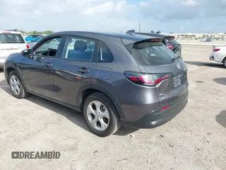 2024 Honda HR-V LX with VIN 3CZRZ1H38RM714299, listed as a IAAI auction lot 41956684 with 5,869 mi miles. Bid and sale history available at carsss.com. Image 3.