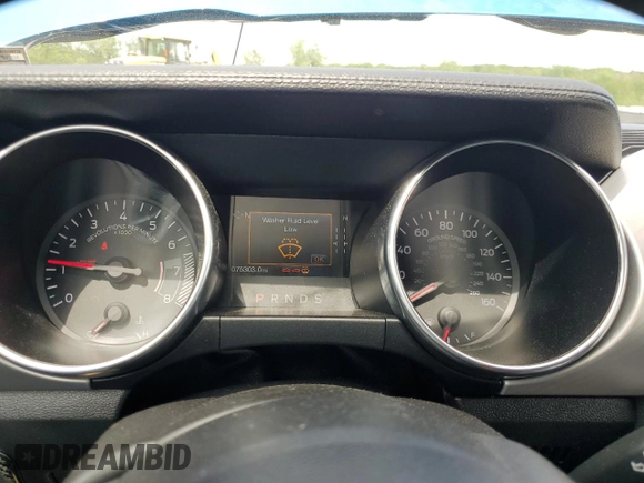 2021 Ford Mustang EcoBoost with VIN 1FATP8UH1M5104857, listed as a Copart auction lot 57152165 with 75,303 mi miles and Salvage title. Bid and sale history available at DreamBid. Image 9.