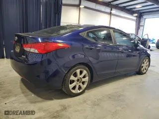 2012 Hyundai Elantra Limited with VIN 5NPDH4AE5CH087140, listed as a Copart auction lot 84626734 with 248,421 mi miles and Salvage Title. Bid and sale history available at carsss.com. Image 3.