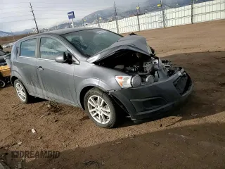 2013 Chevrolet Sonic LT with VIN 1G1JC6SBXD4121722, listed as a Copart auction lot 44824185 with 0 mi miles and Salvage Title. Bid and sale history available at carsss.com. Image 11.