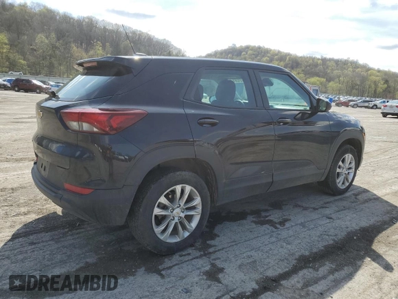 2021 Chevrolet TrailBlazer LS with VIN KL79MNSL8MB176530, listed as a Copart auction lot 54231365 with 59,796 mi miles and Salvage Title. Bid and sale history available at DreamBid. Image 3.