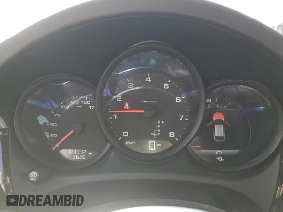 2017 Porsche Macan with VIN WP1AA2A51HLB83697, listed as a Copart auction lot 48754335 with 84,712 mi miles and Clean Title. Bid and sale history available at DreamBid. Image 9.